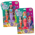 Mermaid Doll - Set of 3 assorted colour Mermaids